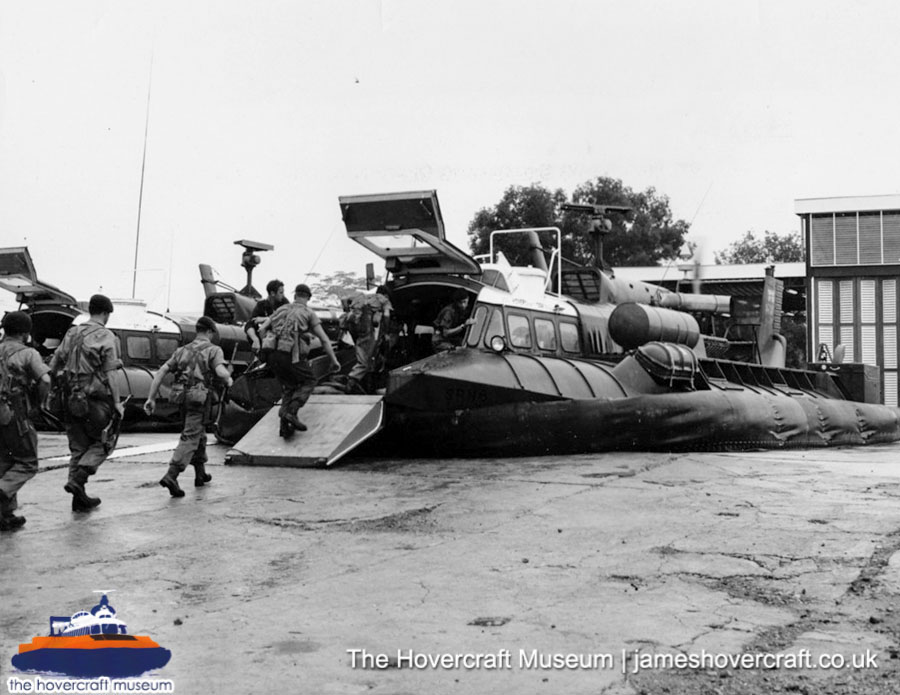 SRN5 with the Royal Navy -  (credit: The <a href='http://www.hovercraft-museum.org/' target='_blank'>Hovercraft Museum Trust</a>).